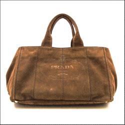 PRADA CANAPA プラダ カナパ スエード バッグ  BN1872